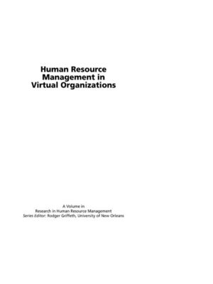 cover image of Human Resource Management in Virtual Organizations